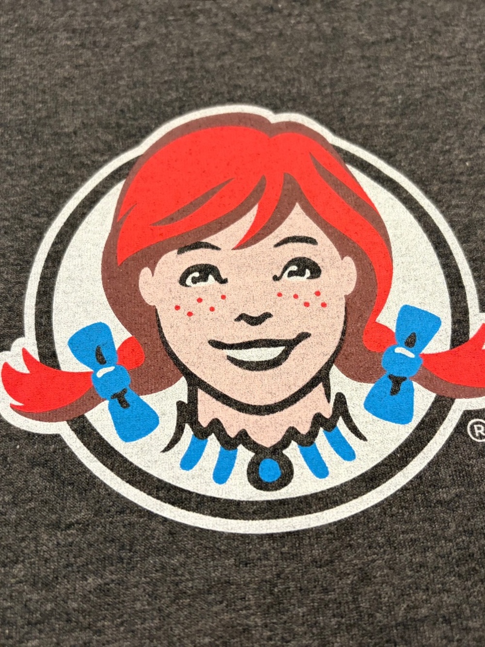 Wendy’s See You Earlier Graphic T-Shirt Large Gray Employee Promo Tee